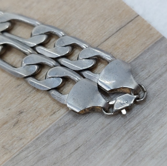 24" 925 Sterling Silver Chain Necklace Unisex - Picture 2 of 7